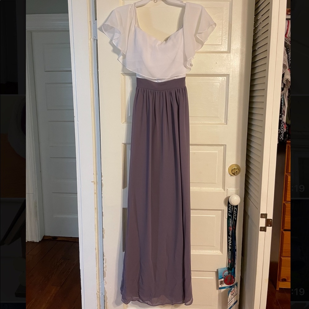 NWT Levkoff long bridesmaids dress